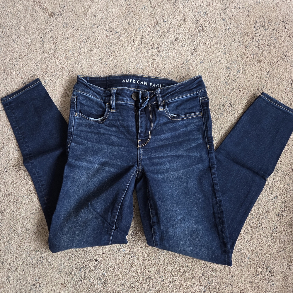 American Eagle Outfitters Women's Blue Jeans